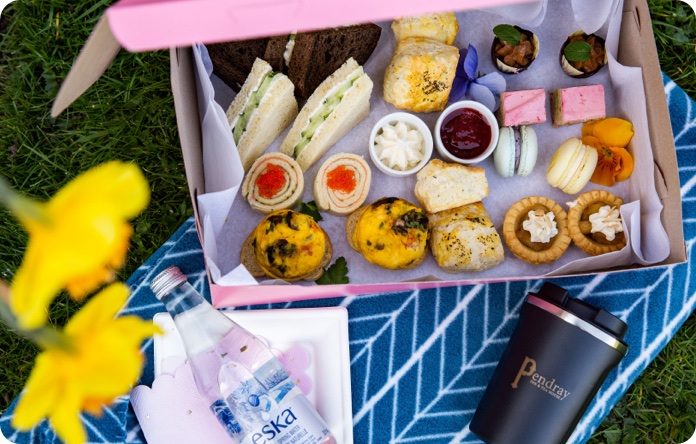 Afternoon Tea picnic Pendray Tea House